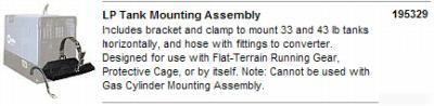 Miller 195329 lp tank mounting assembly