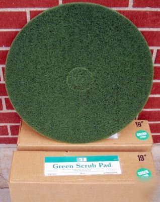 New 19 inch green floor pads buffer polishing stripping