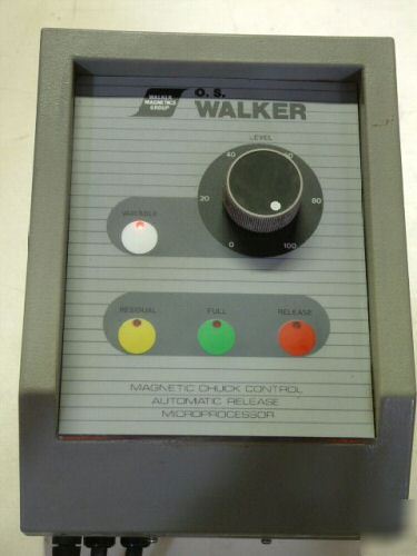Nice walker electromagnetic chuck control * grinder