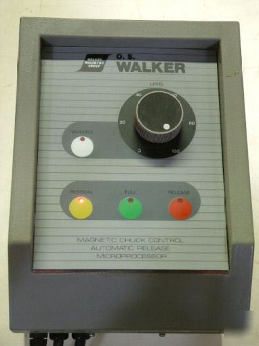 Nice walker electromagnetic chuck control * grinder