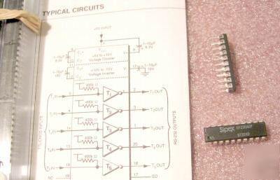 SP230ACP sipex +5V rs-232 multi-chnl drivers/receivers