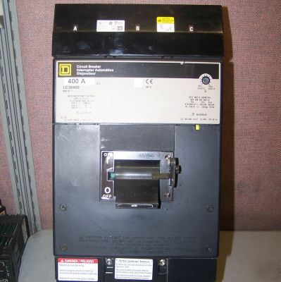 Square d 400 amp i-line circuit breaker LC36400 