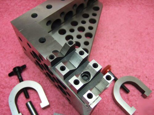 Toolmaker knee with adjustable vblock and 2 clamps wow 