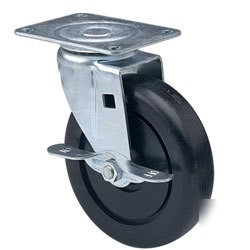 Wise 140# swivel w brake caster 4