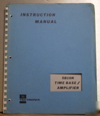 Tek tektronix 5B10N original service/operating manual