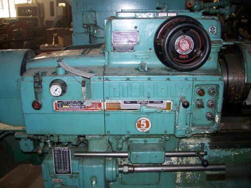 Gisholt number five no. 5 turret lathe