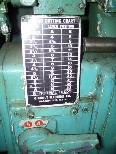 Gisholt number five no. 5 turret lathe