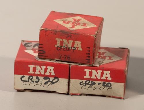 Ina bearing CF20PP lot of 3 