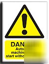 Auto.mach.no warn.sign-s.rigid-200X250MM(wa-008-re)