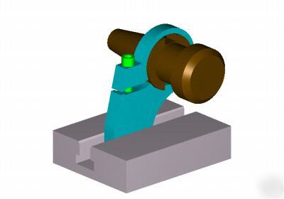 CAT40 bt toolholder tightening vice locking fixture cnc