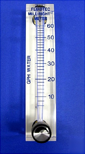 New fluidtec mill-right flow meter 2-60 gph 7900236679