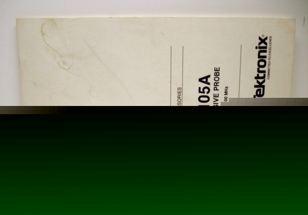 Tektronix P6105A probe instruction manual
