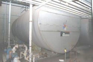 Used 15000 gallon horizontal stainless steel tank