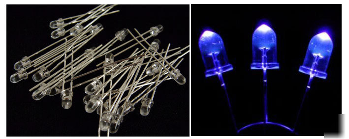 10 sets 5MM ultra violet uv 12V ready led leds