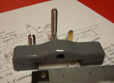 Threading stop for south bend 9 10 lathe thread machine