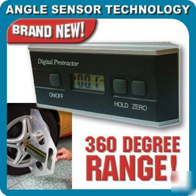 360 degree digital angle sensor protractor inclinometer