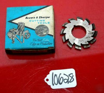 Brown & sharpe miter & bevel cutter p.a. 14-1/2 DEGDP12