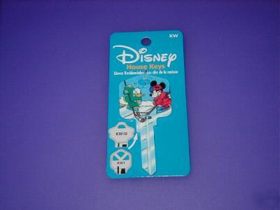 Disney mickey mouse & donald hockey KW1/KW10 key blank
