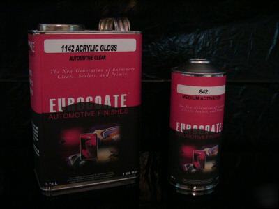 Eurocoate auto paint 2K fast clear coat $69.95