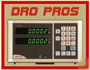 Fagor 2 axis 10 x 24 digital readout mill dro kit