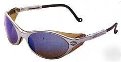 HD100 harley davidson blue mirror sun & safety glasses