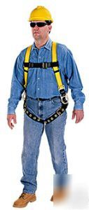 Harness - workmanâ„¢ vest style, back stand up d ring msa