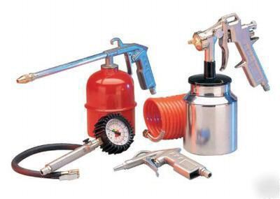 5PC air tool set kit spray paint gun for work air tools