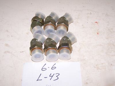 6 pcs parker couplings p/n: phc-1GV50L0-s