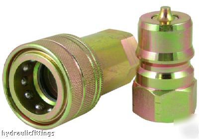 700-08-08S hydraulic hose quick coupler set - 1/2