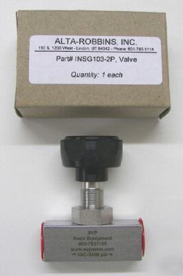 Alta robbins stainless steel instrument metering valve 