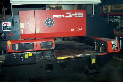 Amada 1998 amada pega 345 queen cnc turret punch