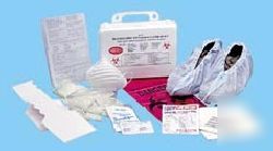 Bloodborne pathogen cleanup kit-glx 7351