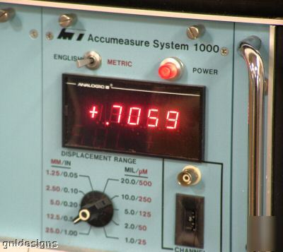 Mti accumeasure capacitance measuring meter system 1000