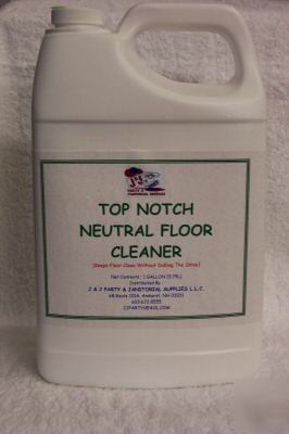 Neutral floor cleaner, gallon