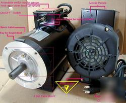 New 2 hp electric marathon delta motor 62-185 planner