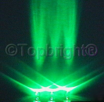 New 20 pc megabright green led 5MM 17KMCD f/r&shipping