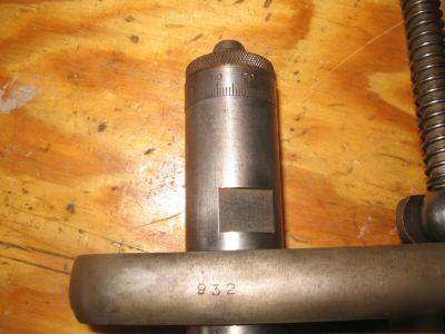 Rare bridgeport m head profiling attachment