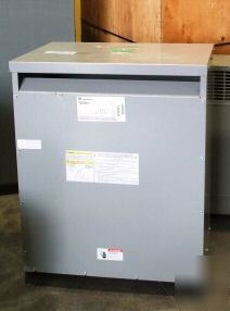 Square D112.5KVA, 4160V-208Y/120 v dry type transformer