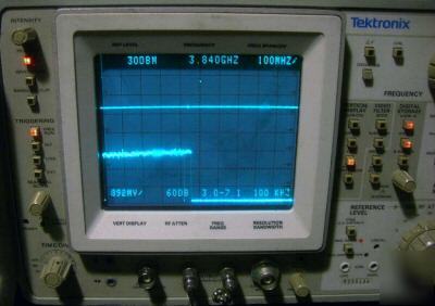 Tektronix tek 492 spectrum analyzer opt 1 2 3 guarantee