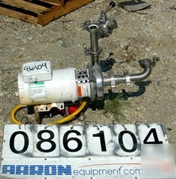 Used: apv centrifugal pump, model 6V2, stainless steel.