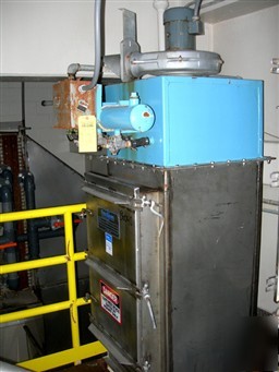 Used: flex kleen square bin vent dust collector, model