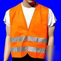 M to xl safety vest solid fabric ansi class ii level 2