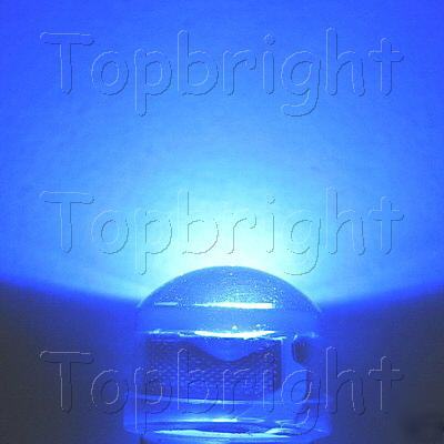 500PC 0.5W strawhat 8MM 140Â° high power blue led 70KMCD