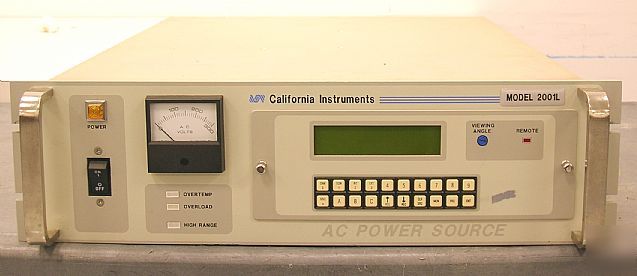 California instruments - 2001L-1P ac power source