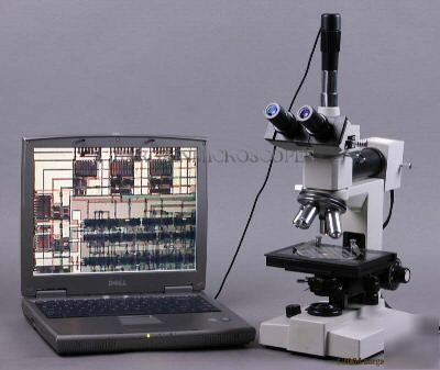 Camera 40-1008X metallurgical metallographic microscope