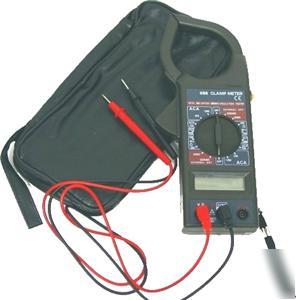 Digital clampon multimeter with case