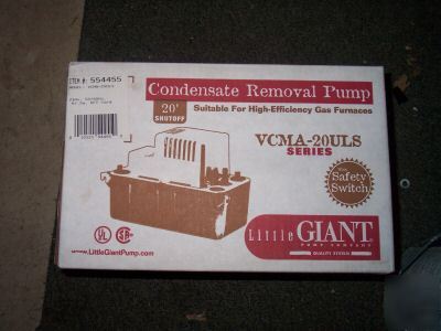 Little giant condensate pump vcma-20ULS 220V removal