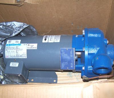 New aec 1.5 x 1.5 pump marathon 5 hp motor 3490 rpm 