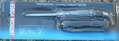 New electric circuit tester 12 - 24V heavy duty, brand 