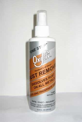 Oxisolv rust remover w/ zinc (8 oz) (12 bottle case)